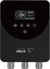 AquaForte - Vario+ Invertor de frecvență II pentru pompe de piscină cu ecran tactil, control al vitezei pentru pompe monofazate 220-240V, economisește energie și reduce zgomotul cu 25%, include temporizator