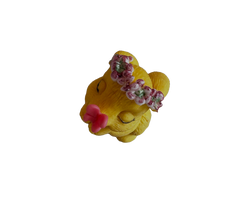 Decoratiune comestibila din pasta de zahar, Iepuras cu fluturas Decoratiuni din Pasta de Zahar Naty Shop