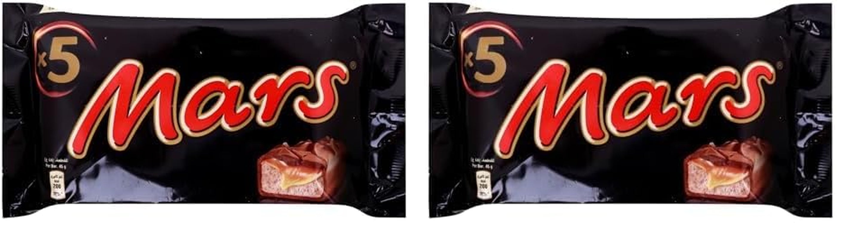 Batoane de ciocolată Mars, caramel, ciocolată, 1 pachet de 5 batoane (1 x 225 g) (pachet de 2)