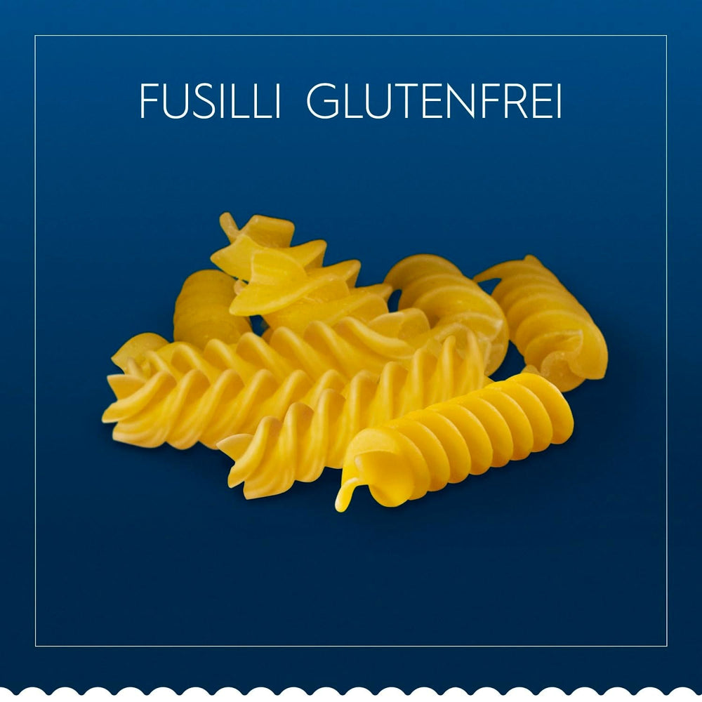 Paste Barilla Fusilli fără gluten, făcute din porumb și orez delicios – perfecte pentru persoanele cu boală celiacă sau intoleranță la gluten 400g