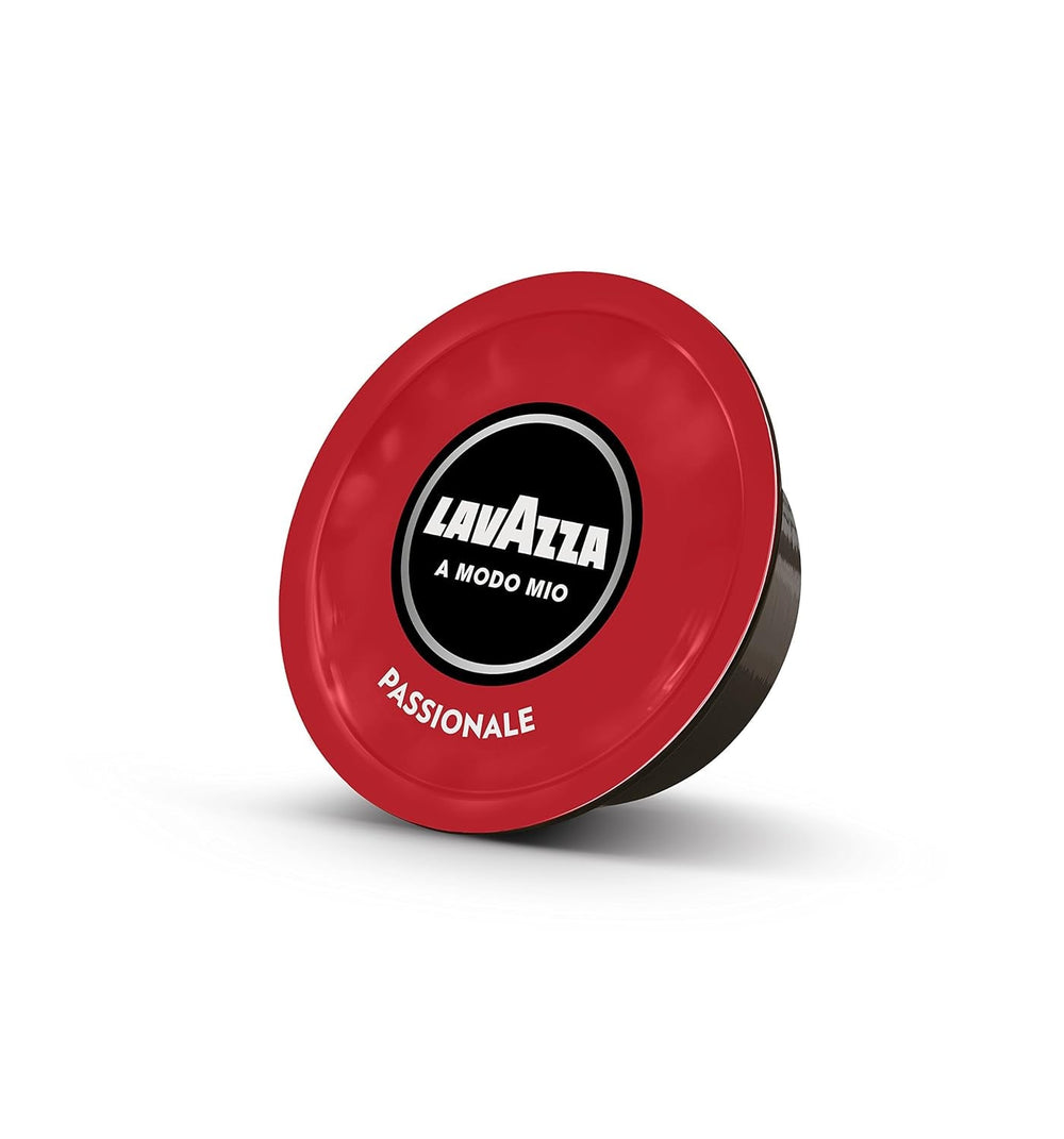 Lavazza, A Modo Mio Passionale, 256 Kaffeekapseln, für einen Espresso mit Noten von Karamell und Schokolade, 100% Arabica, Intensität 11/13, dunkle Röstung, 16 Packungen x 16 Kapseln