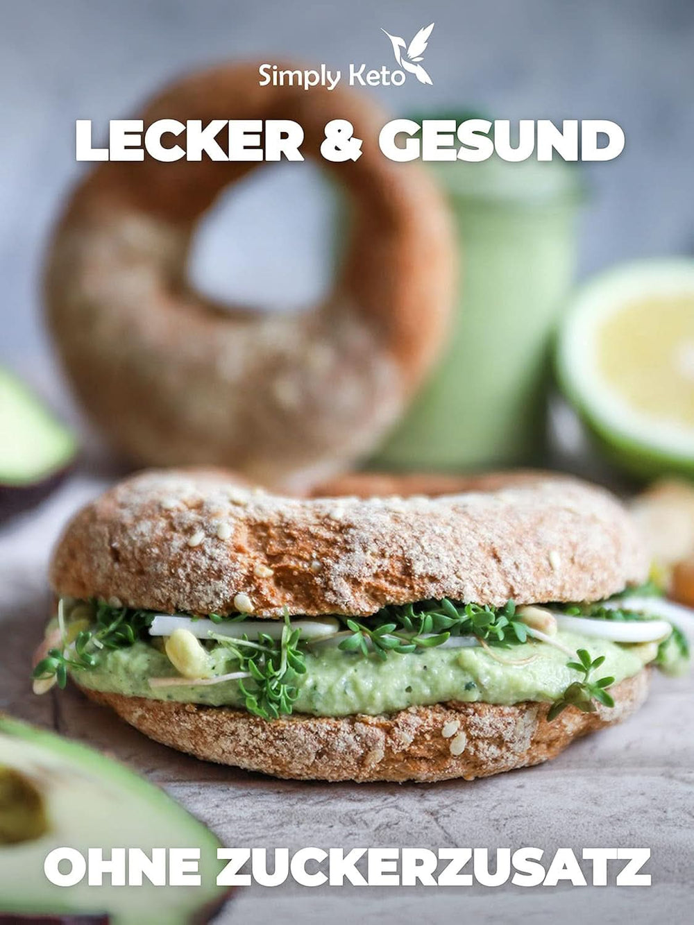 Simply Keto Lower Carb* Bagel Baking Mix pentru Lower Carb* și dieta ketogenică - fără lactoză și gluten - 335 grame Bucatarie Naty Shop