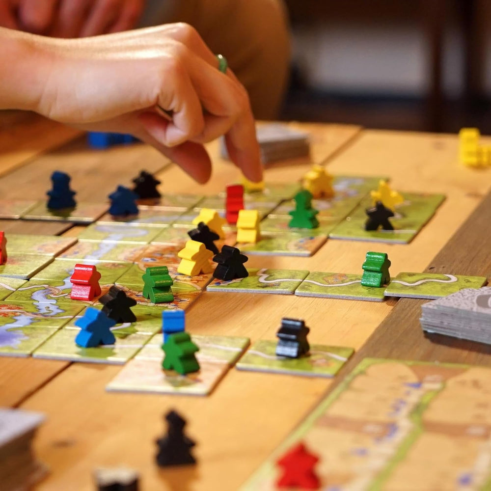 Hans im Glück, UNbox Now, Carcassonne V3.0, joc de bază, joc de familie, Jocul Anului 2001, 2-5 jucători, vârste 7+, 35 de minute de joc, germană