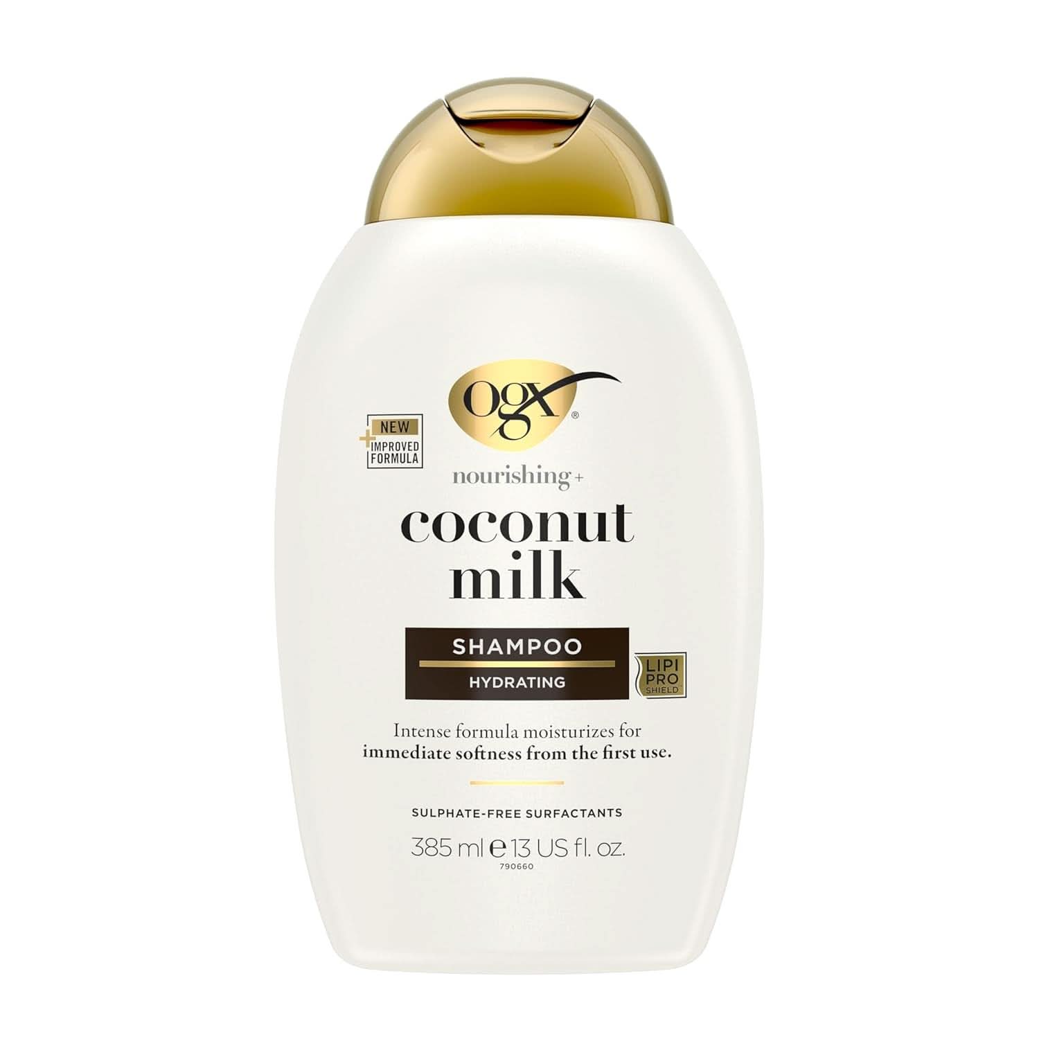 Șampon cu lapte de cocos OGX (385 ml), efect hidratant Duș și baie Naty Shop 385 ml
