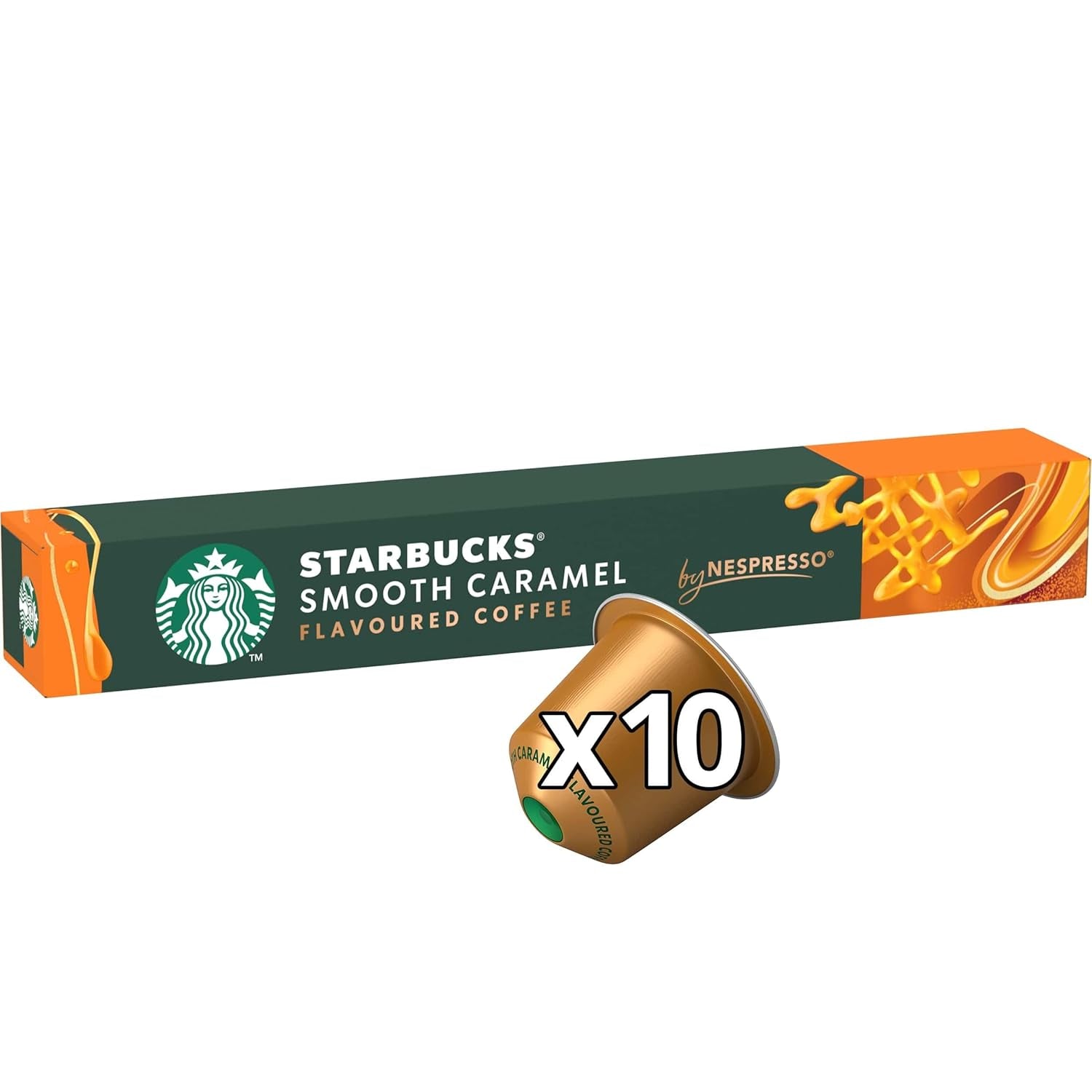 STARBUCKS by Nespresso, Helle Röstung, Karamell Aromatischen Kaffeekapseln 6 x 10 (60 Kapseln)