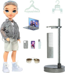 Rainbow High Modepuppe – Aidan Russel - Lila Junge Puppe – Modisches Outfit & 10+ Bunte Spiel-Accessoires - Für Sammler und Kinder von 4-12 Jahren