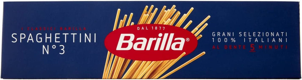 Barilla Pasta Klassische Spaghetti n.5 aus hochwertigem Hartweizen immer al dente, (1 x 500 g), geschmacklos