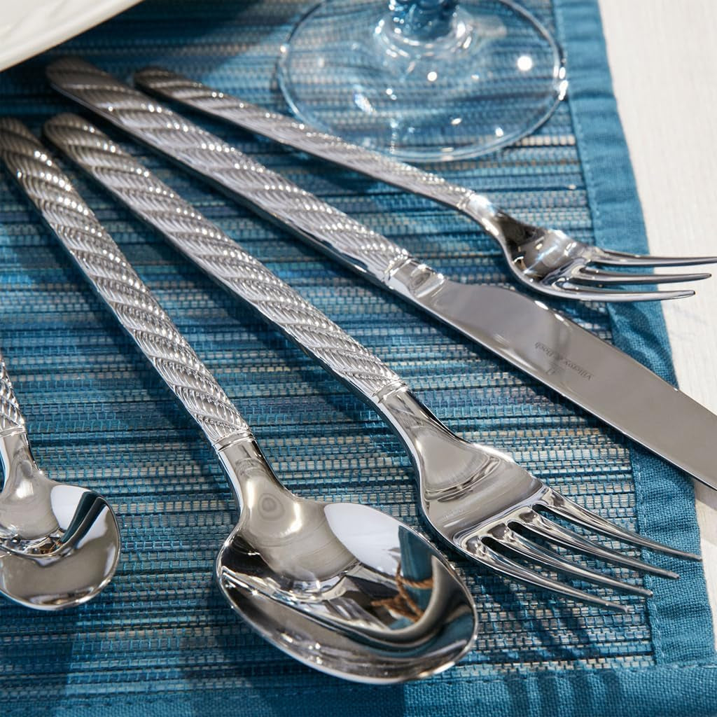 Villeroy And Boch - Set de tacâmuri Montauk, diverse marimi, oțel inoxidabil Bucatarie Naty Shop