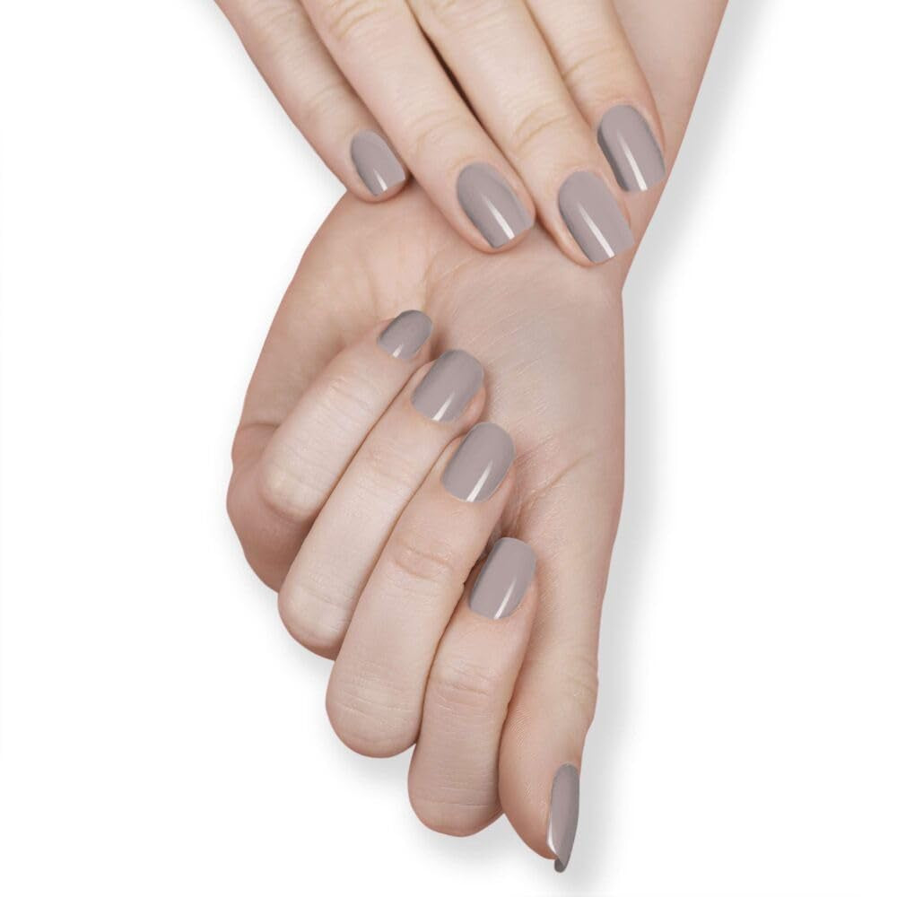Oja ANNY – Oja colorată de înaltă calitate cu strălucire de lungă durată, rezistentă la ciobire și cu uscare rapidă, culoare: stil artistic - gri rece - 15 ml