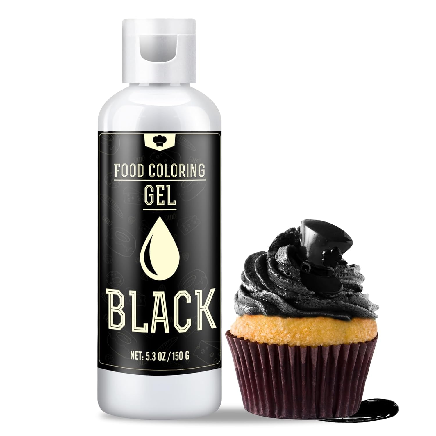 Colorant alimentar cu gel - 16 coloranți alimentari vibranți pentru copt, decorarea torturilor, glazură, fursecuri, fondant și macaroane - Colorant alimentar cu gel pentru fabricarea săpunului și meșteșuguri - 6 ml fiecare