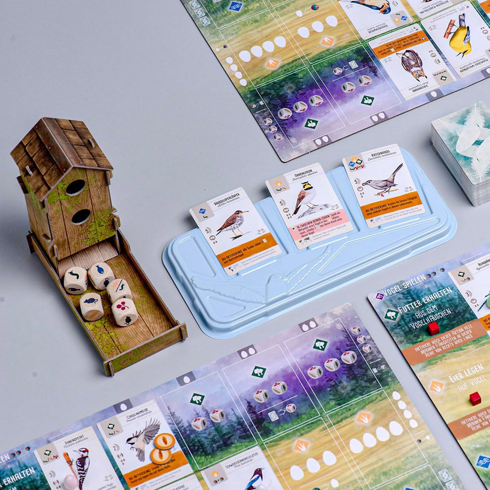Feuerland Spiele 104-146-901 63558 Wingspan Board Game German Edition - Kennerspiel des Jahres 2019 (Premiul criticii)