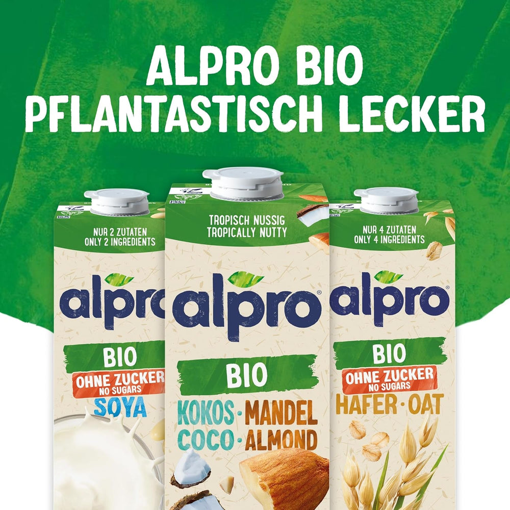 Alpro Bio Kokos-Mandeldrink – 8 x 1 l