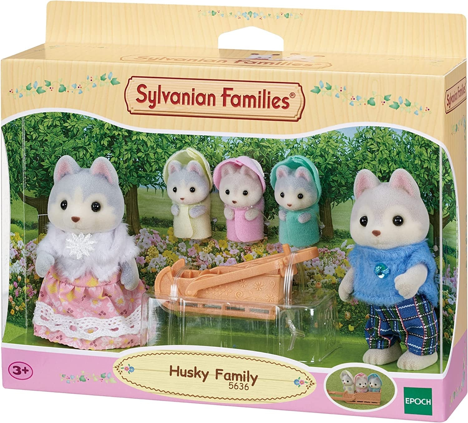 Sylvanian Families L5636 Husky Familie