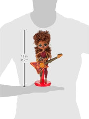 L.O.L. Surprise! OMG Remix Rock FEROCIOUS Modepuppe mit 15 Überraschungen -mit Bassgitarre, Outfit, Schuhen, Bürste, Puppenständer, Songtext-Magazin & Plattenspieler-Paket - Für Mädchen ab 4+ Jahren