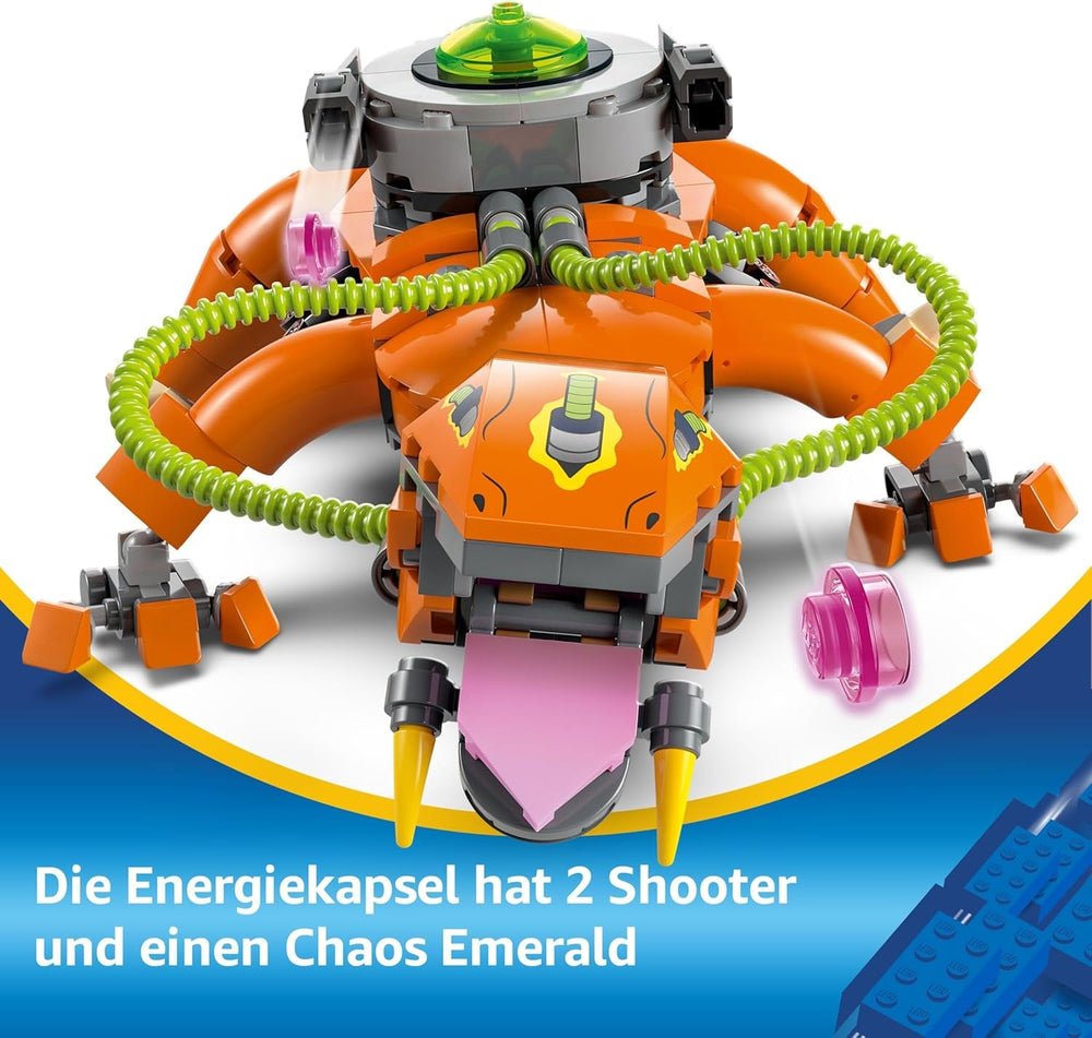 LEGO Sonic the Hedgehog Super Shadow vs. Biolizard, Gamer Spielzeug, Geschenk für Jungen und Mädchen, Spielset zum Sammeln für Kinder und Fans von Videospielen, mit Figuren der Charaktere 77003