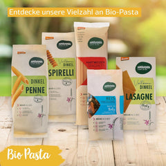 Foi de lasagna din speltă integrală organică, 250 g | Speltă Demeter din Alpii Șvabi | Aromă delicată de nucă pentru lasagna și caserole