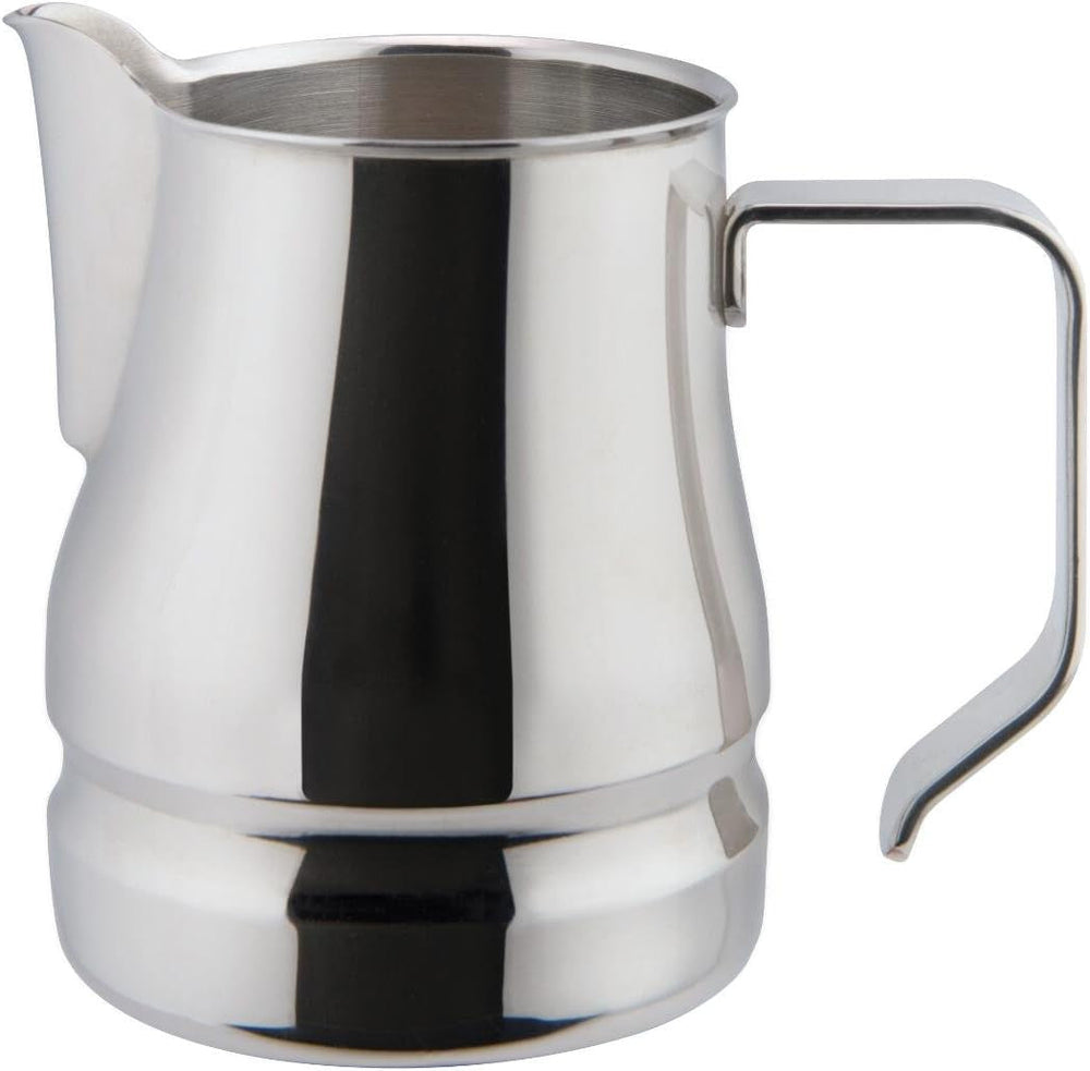 Cană de lapte pentru cappuccino din oțel inoxidabil, 18/10 căni, 9,75 cl