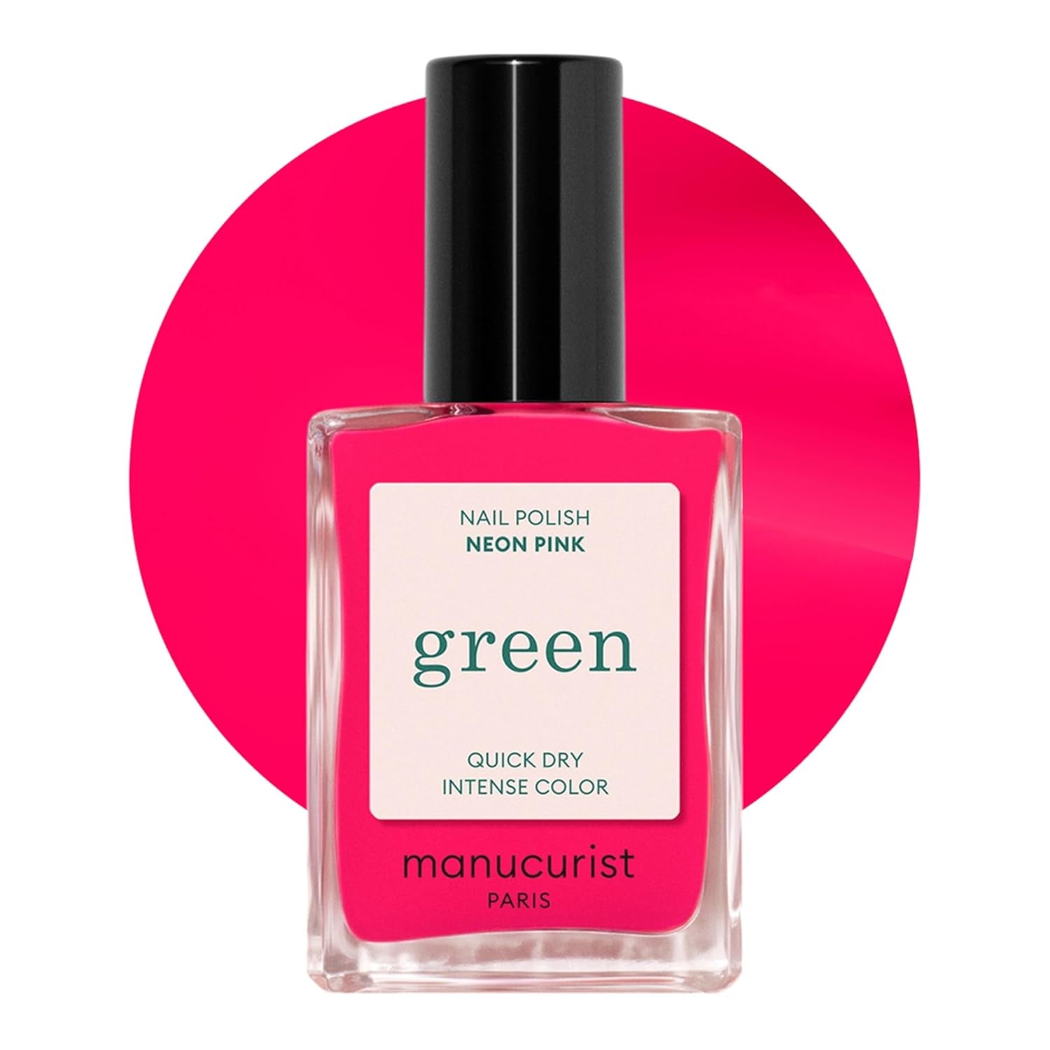 Manucurist Green - Oja Rosy Beige Shell Beige - Oja cu Uscare Rapidă - DIY Nails - Vegană 12-Free - Pe Bază de Plante - Oja - Fabricată în Franța