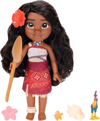 Disney - Vaiana 2 – Singende Puppe Vaiana, beweglich - Größe 35 cm – polynesisches Outfit – Frisierbares Haar – Spielzeug für Mädchen ab 3 Jahren