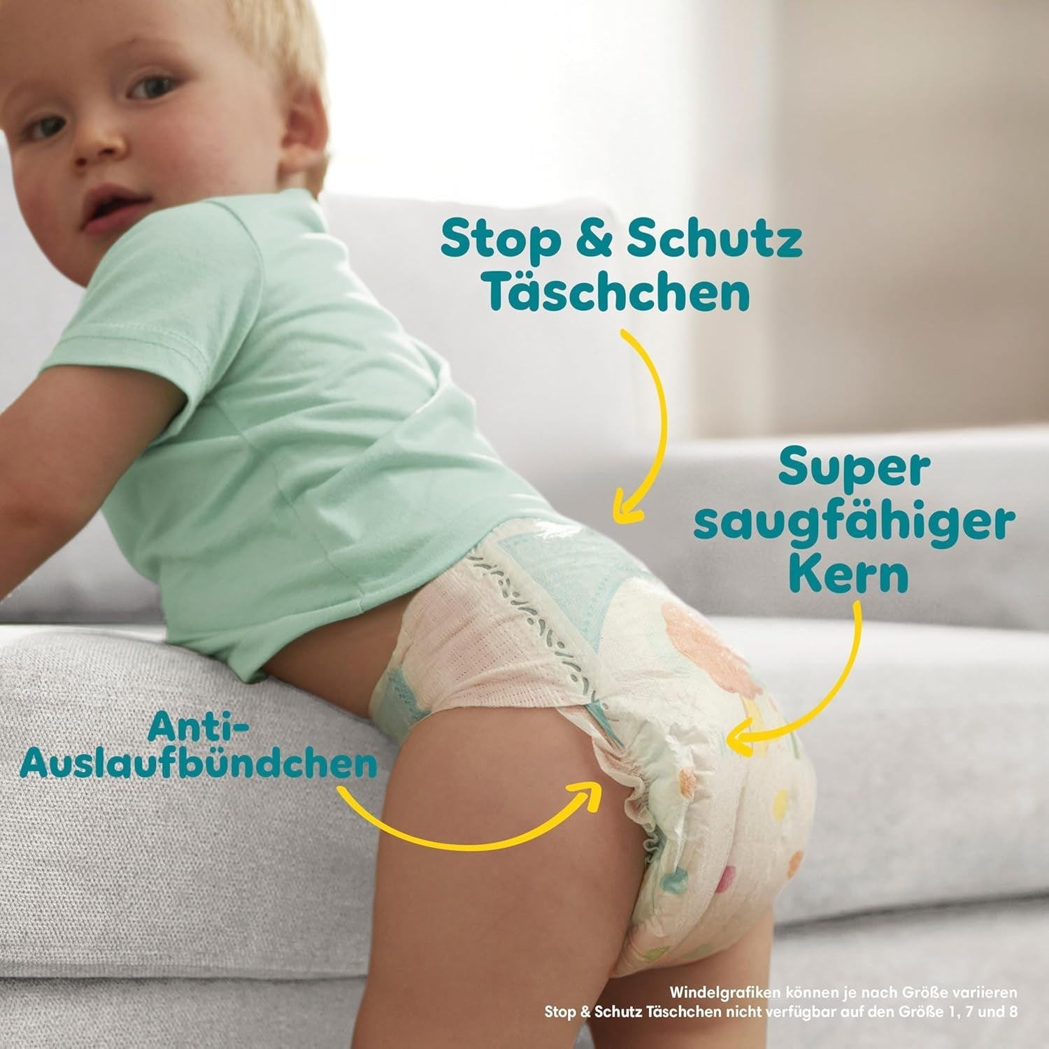 Scutece Pampers Baby-Dry mărimea 5, 174 de scutece, 11 kg - 16 kg, protecție împotriva scurgerilor de până la 100% și confort toată noaptea