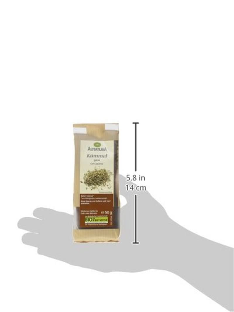 Chimen organic întreg, 50 grame Condimente Naty Shop