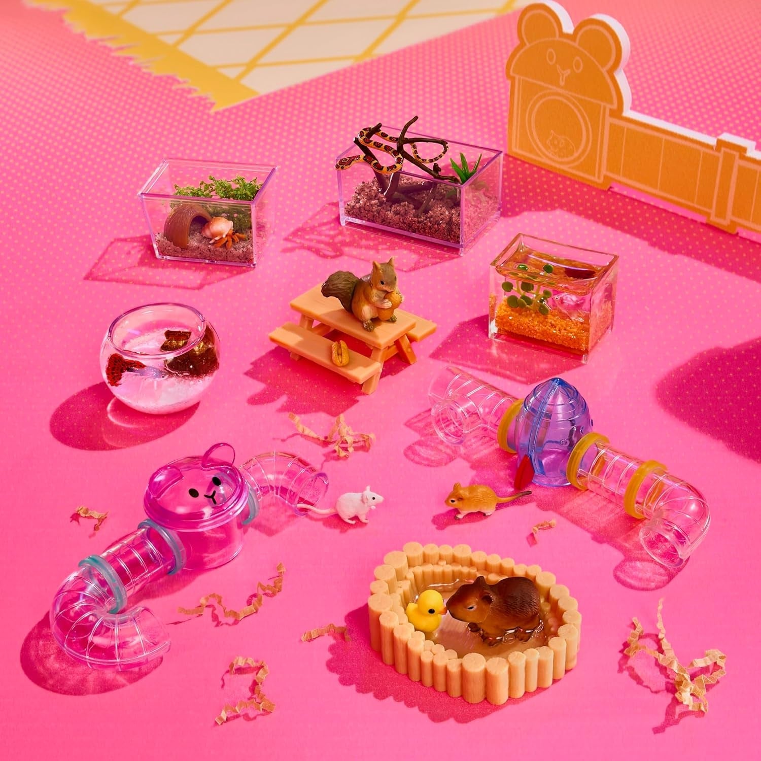 MGA's Miniverse Make It Mini Tiere Serie 2 – Enthält 1 Tierfigur mit Zubehör, Mini-Sammlerstücke, 8 zum Sammeln, Für Sammler und Kinder ab 8 Jahren