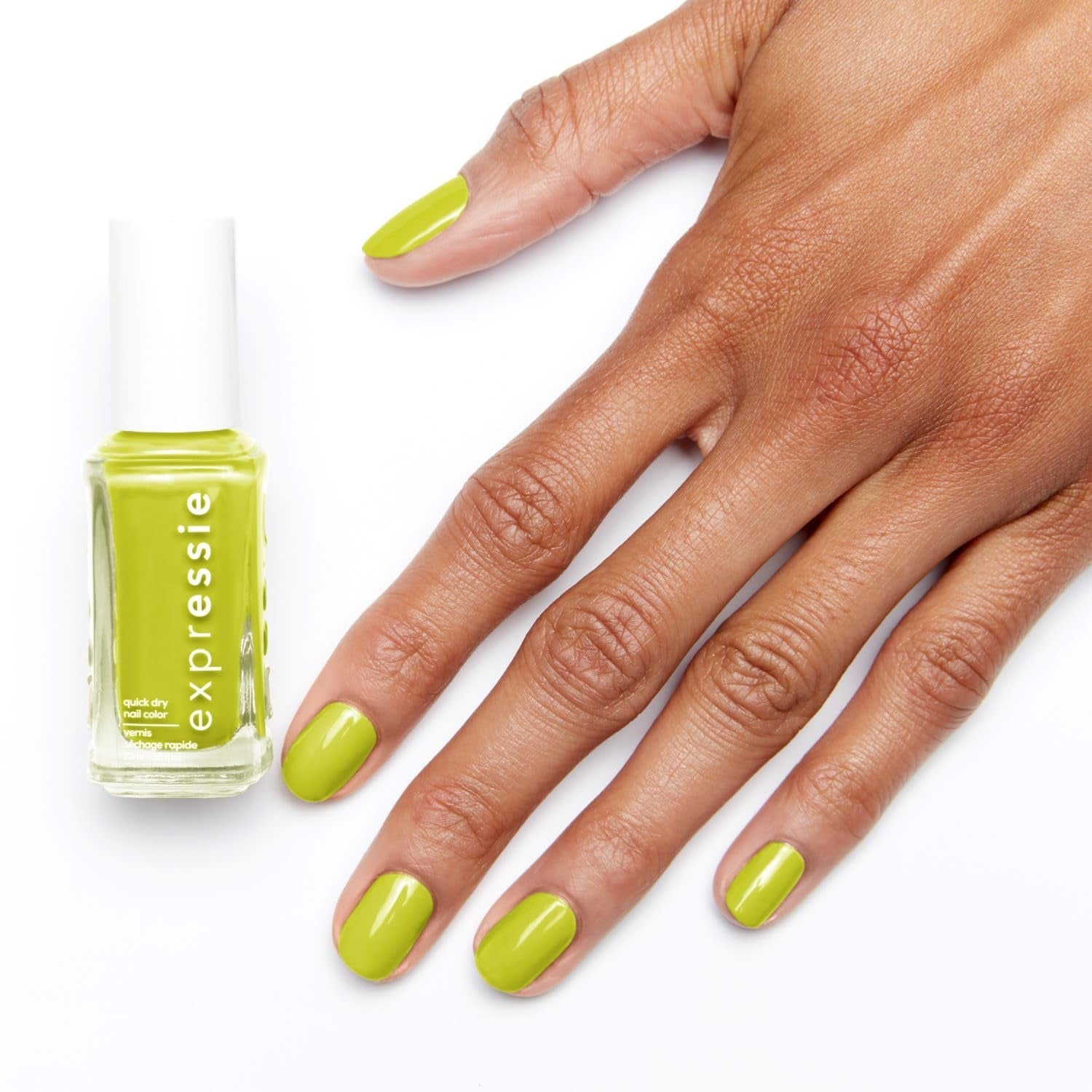 Oja cu uscare rapidă Essie „expressie”, formulă vegană fără ingrediente de origine animală, nr. 565 main character moment, verde, 1 x 10 ml