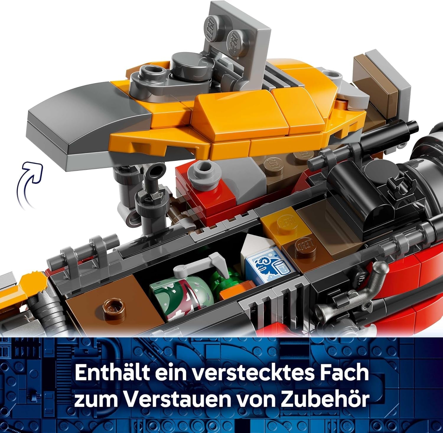 LEGO Star Wars 75437 Cobb Vanths Speeder - inkl. Cobb Vanth & Cad Bane Minifiguren sowie Blaster & Jetpack - Geschenk für Jungen ab 7 Jahren und Fans von The Mandalorian