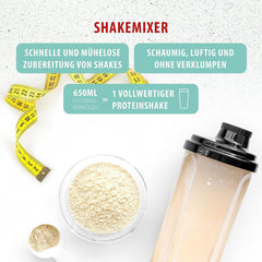 Clatronic® Barmixer U. Milchaufschäumer | Smoothie Maker | 650Ml Edelstahlbehälter | Praktischer Becherhalter | Mixer | 2 Geschwindigkeitsstufen | Kraftvoller 65 Watt Motor | Chromdesgin | BM 3472 Bucatarie Naty Shop