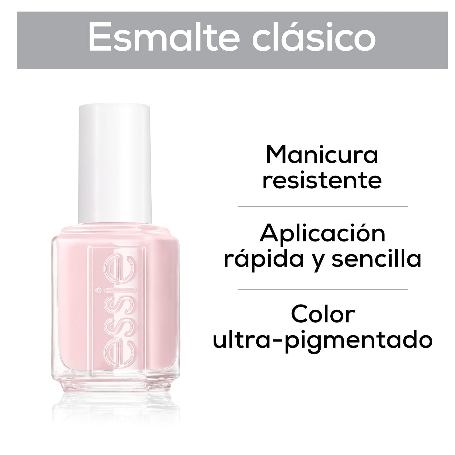 Oja Essie pentru unghii intens colorate, nr. 497 clothing optional, nud, 13,5 ml