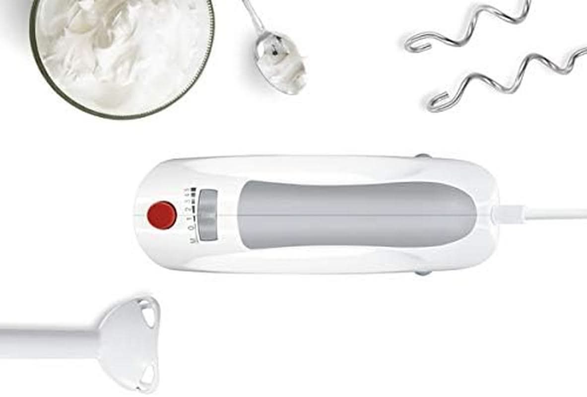 Bosch Hausgeräte MFQ3540 Handrührer, Grau, Weiß, 7,7 Cm L X 20,1 Cm W X 14,1 Cm H Bucatarie Naty Shop