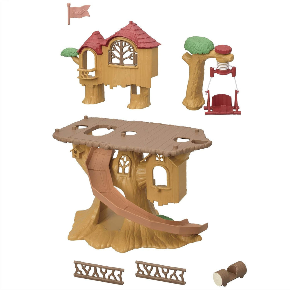 Sylvanian Families 5494 Căsuța în copac cu aventuri - Set de joacă pentru casă de păpuși