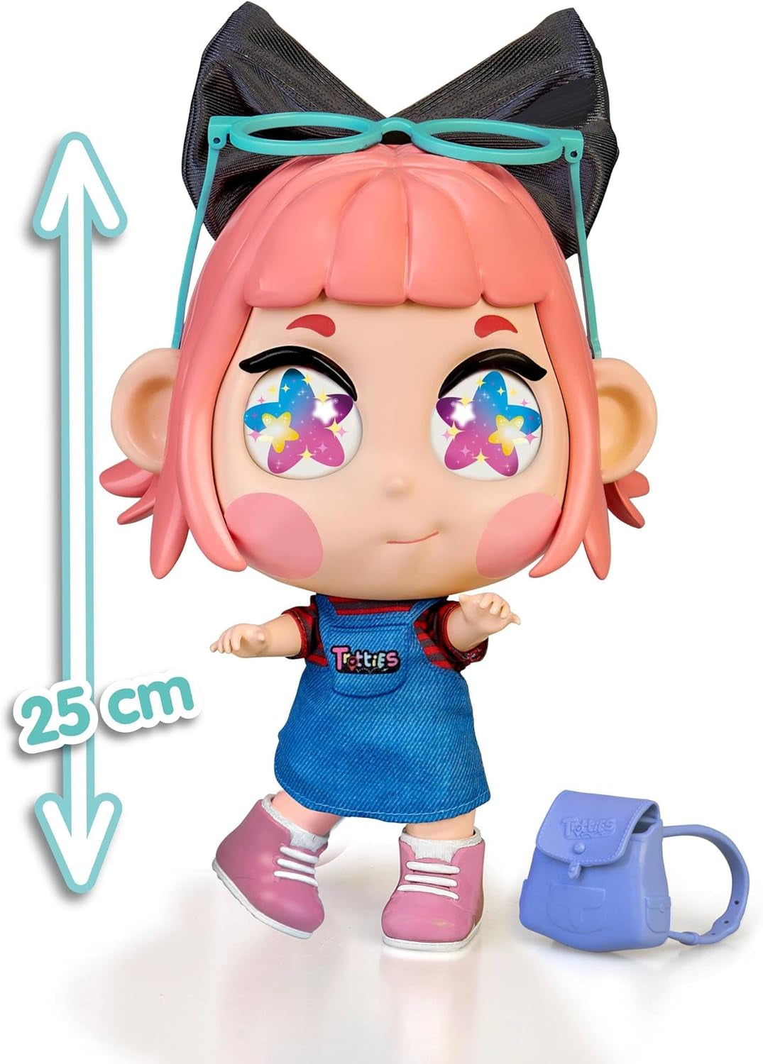 Sophie mit Emoti-Augen, Mehrfarbig, Reisepuppen aus der Zeichentrickserie, mit über 10 Accessoires, Geschenk für Mädchen und Jungen ab 3 Jahren