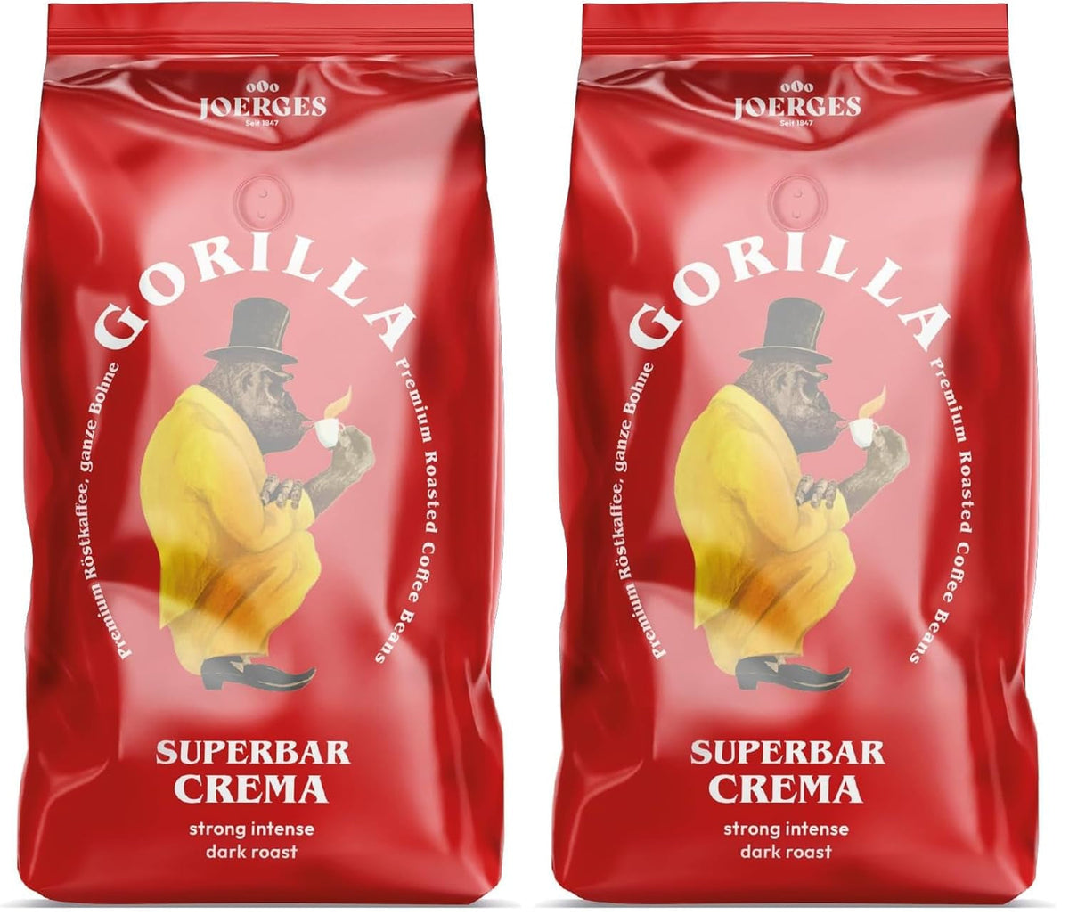 Joerges FF01GOSB Espresso Super Bar Crema, 1 kg (pachet de 2)