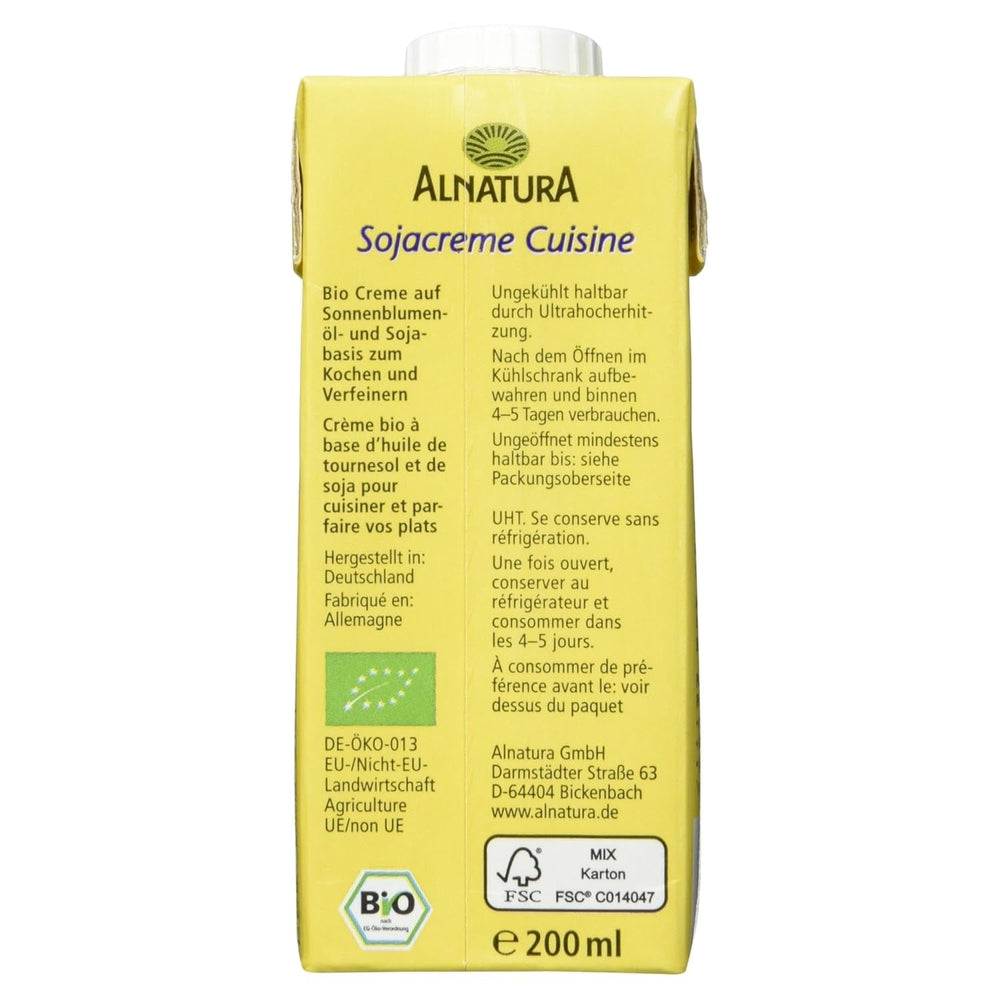 Bio Sojacreme Cuisine, 200 ml