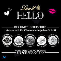 Lindt Schokolade HELLO Tafel Vegan Salted Caramel | 100 G Tafel | Vegan Mit Kakao, Mandelmark, Karamellzucker Und Einem Hauch Von Salz | Schokoladengeschenk Naty Shop