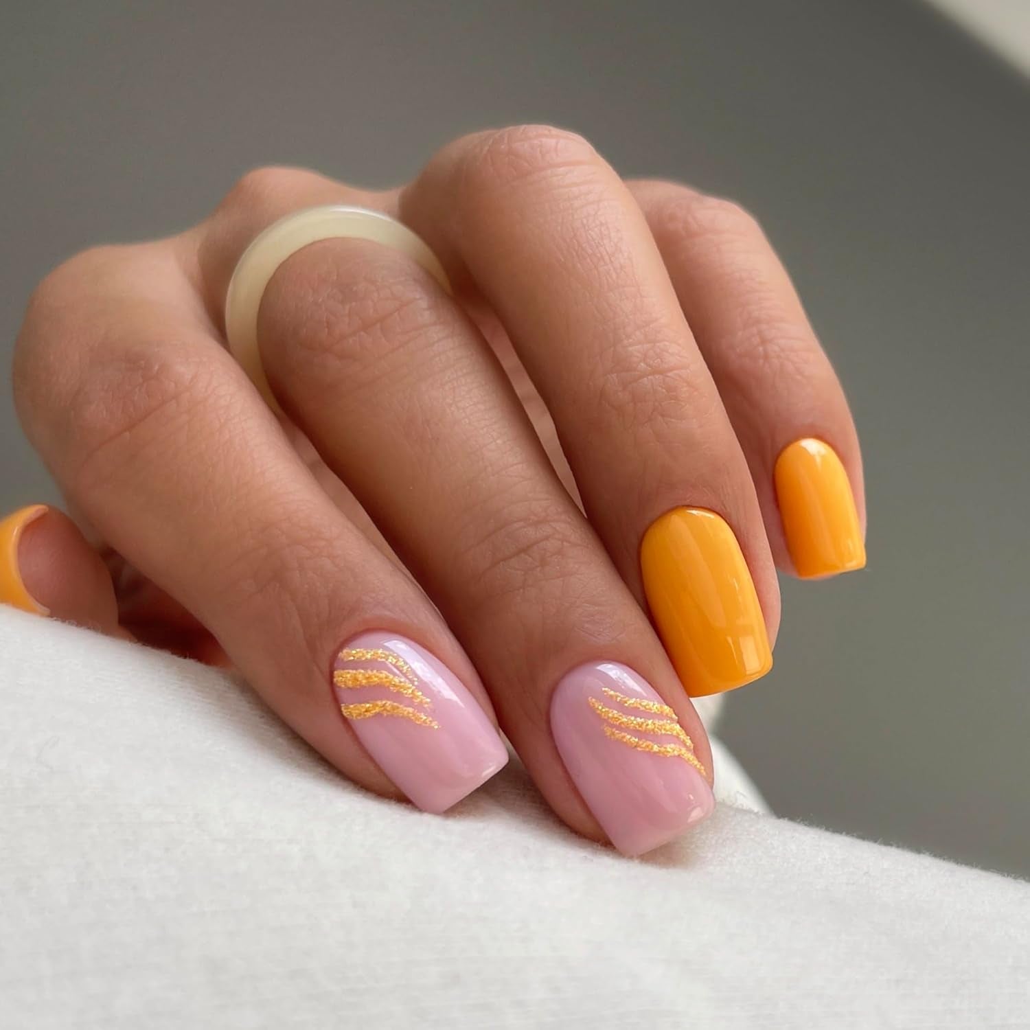 Oja UV Semilac Hybrid 582 Natural Rose 7ml Colecția Naked Nails