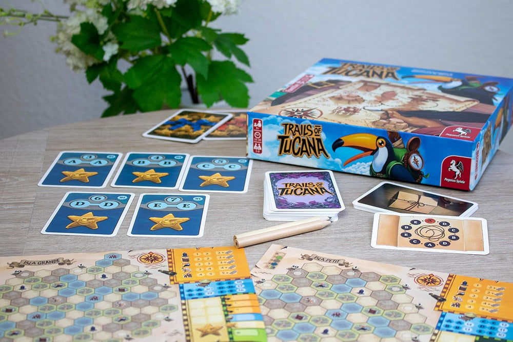 Pegasus Spiele 53150G - Traseele Tucanei, Alb, M