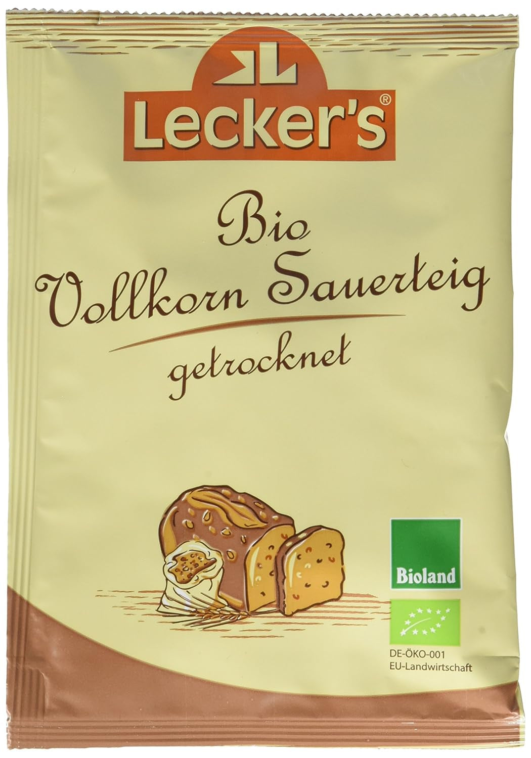 Lecker'S Bio Vollkorn Sauerteig (10 X 30 G) Amestec pentru copt si gatit Naty Shop Default Title