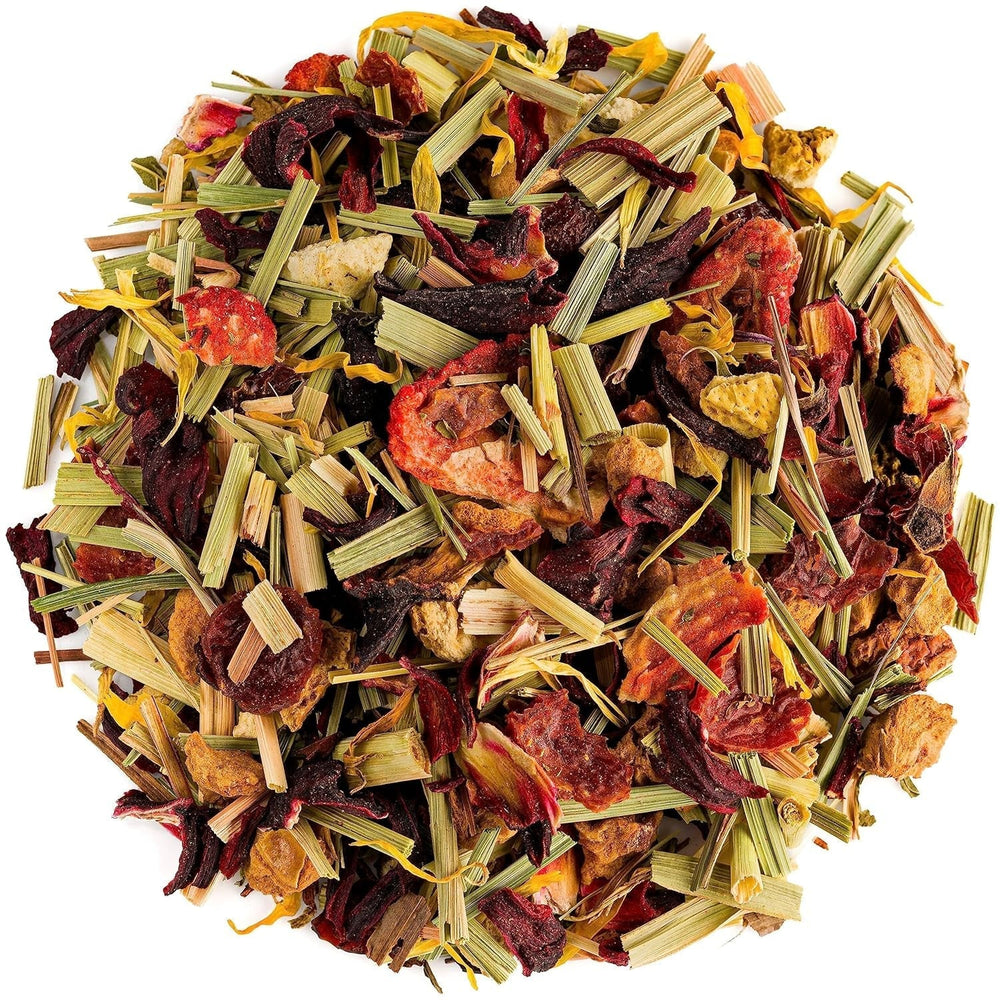 Amestec de ceaiuri din fructe și plante organice - Ceai din plante 100% natural, cu gustul intens al fructelor roșii - Ceai din fructe Ceai din fructe organice Ceai din fructe vrac Ceai din fructe vrac Ceai din fructe de iarnă