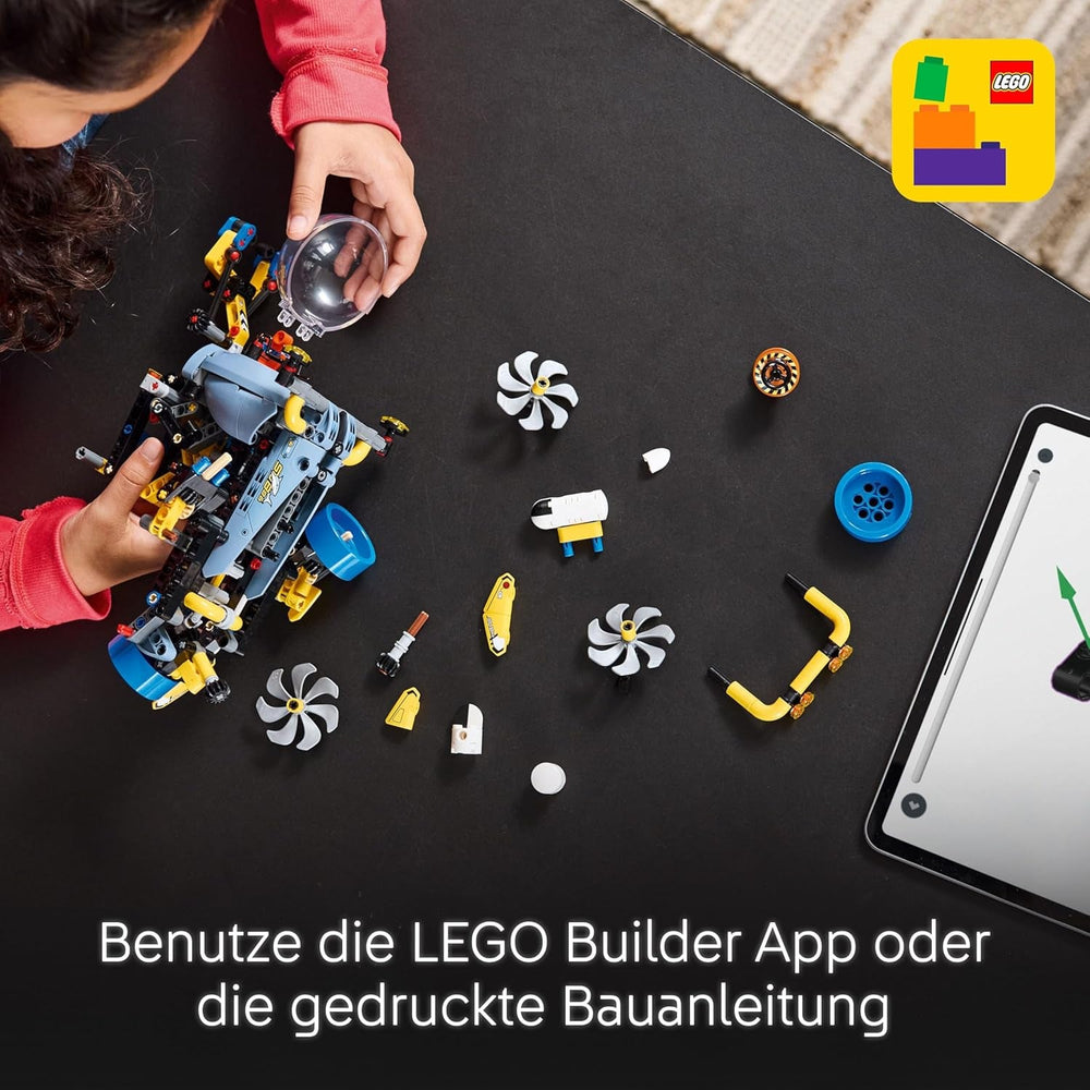 LEGO Technic Tiefseeforscher U-Boot Spielzeug, Bauspielzeug für Kinder, Jungen und Mädchen ab 9 Jahren, kreative Geschenkideen zum Geburtstag, baubares Fahrzeug, mit drehenden Propellern 42201