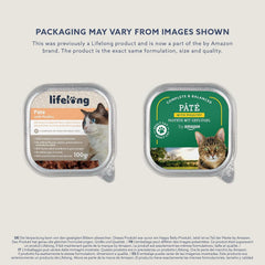 Lifelong by Amazon Katzenfutter, nass, Pastete mit Geflügel, 100 g, 16 Stück
