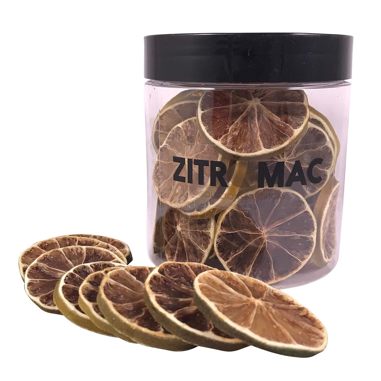 90g felii de lămâie uscată|fructe uscate pentru decorarea cocktailurilor|lămâie uscată ca decor pentru Crăciun, coacere, băuturi, gin, vin fiert, ceai|100% lămâi de calitate naturală fără zahăr Produse deshidratate Naty Shop 45,0 grame