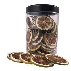 90g Lămâie verde uscată pentru cocktailuri. Fructe uscate fără zahăr pentru cocktailuri, decorațiuni, vin fiert, Crăciun, băuturi, ceai 100% natural Felii de lămâie verde uscată Produse deshidratate Naty Shop 90,0 grame