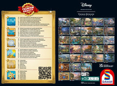 Schmidt Spiele Puzzle 59475 - Thomas Kinkade, Disney Frumoasa și Bestia, puzzle jigsaw 1,000 piese [Exclusiv pe Amazon] Puzzle Naty Shop