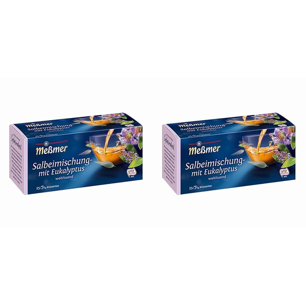 Meßmer Amestec de urzică | 25 | Pliculețe de ceai | Vegan | Fără gluten | Fără lactoză