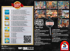 Schmidt Spiele 59654 Puzzle secret, În camera de cusut, puzzle jigsaw 1000 piese Puzzle Naty Shop