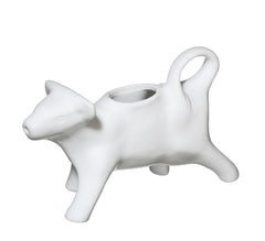 Cilio Milk - Cană de lapte în formă de vacă | Porțelan | Cană de lapte în formă de vacă | Cu mâner | Cană pentru cafea, lapte și frișcă | Decorațiune pentru masa de mic dejun | Capacitate 125 ml