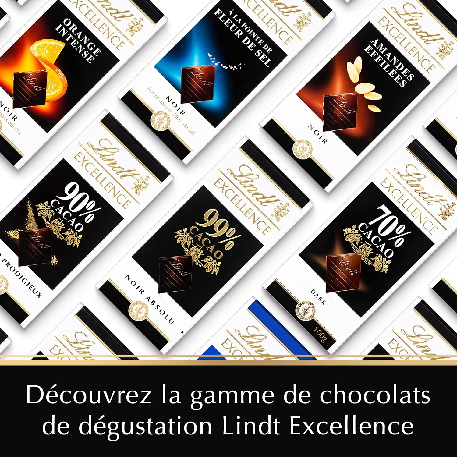 Lindt Excellence 78 La Suta Cacao Baton - Intensitate Cacao Persistenta Baton Vegan 100g Cadou Ideal