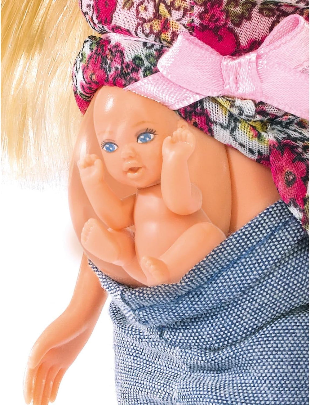 Simba 105734000 - Steffi Love Welcome Baby, păpușă însărcinată cu bebeluș în burtică, accesorii, păpușă la modă, 29 cm, pentru copii cu vârsta de 3 ani și peste